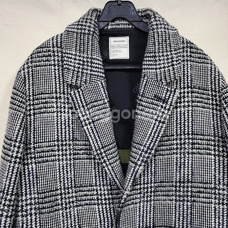 쟈딕앤볼테르 알파카 체크 코트--1