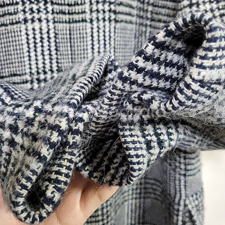 쟈딕앤볼테르 알파카 체크 코트--6