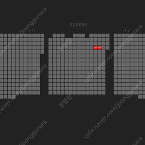 검은수녀들 무대인사 1/25 d열, 1/29 b열