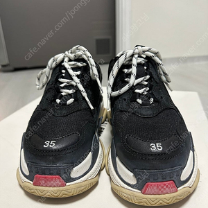 발렌시아가 Triple S Sneakers Black 230mm