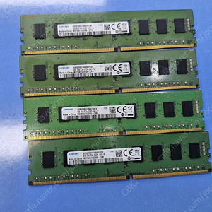 ddr4 2133 4g x 4개 = 16g 택포 2만원