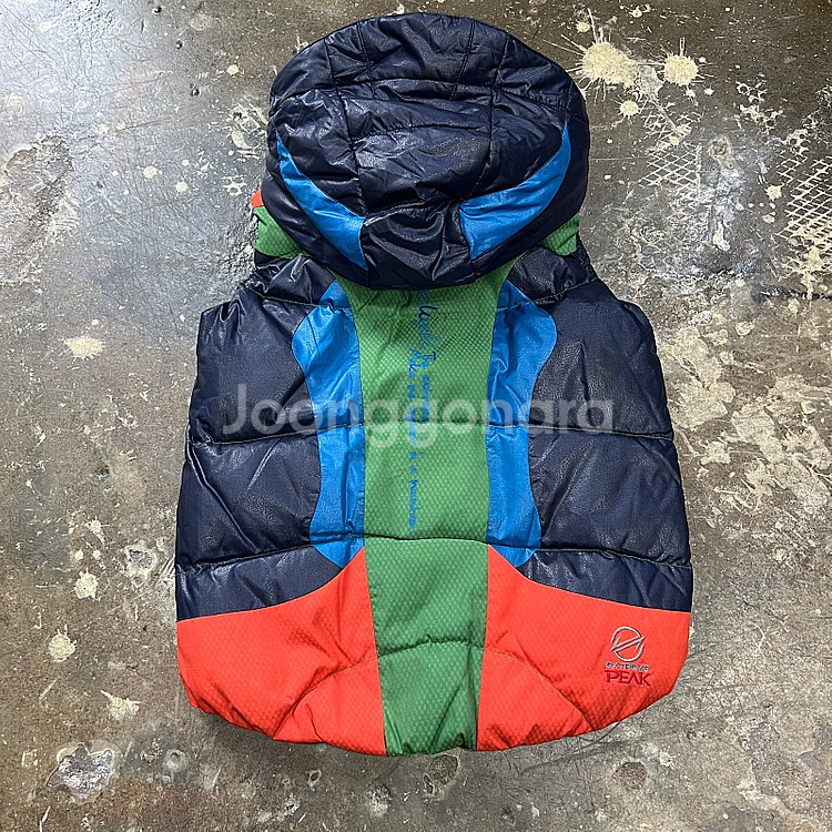 120) 블랙야크 키즈 구스다운 패딩 조끼 노스페이스 아이더--2