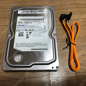 HDD 500GB + sata 케이블