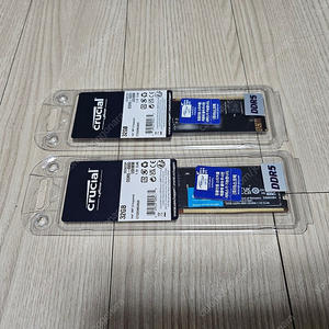 마이크론 Crucial DDR5-4800 CL40 (32GB*2) 미사용 펍니다.