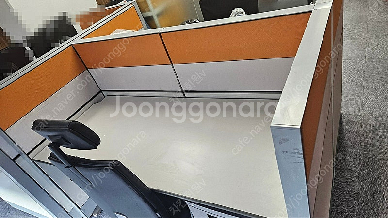퍼시스 책상2 파티션 세트--0
