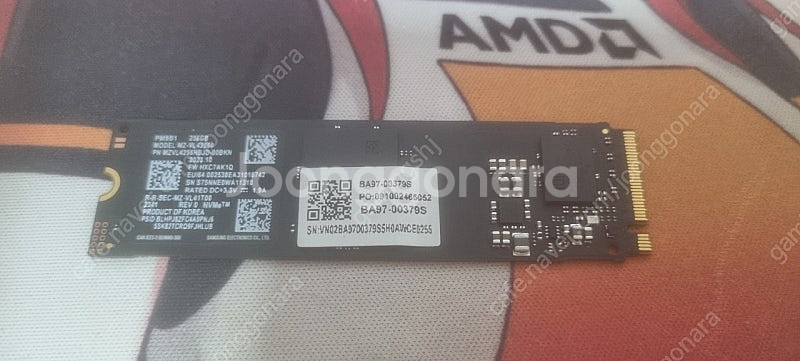 삼성 pm9b1 nvme ssd 256 팝니다--0