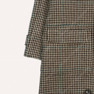 (가격인하)드레익스 Houndstooth Check Wool Raglan Coat