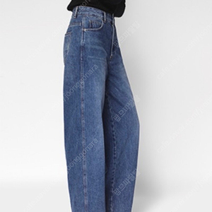 식스앤어하프 MID RISE ROUND JEANS - OCEAN