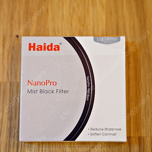 하이다 67mm 블랙 프로 미스트 1/4 필터 Nano Pro Mist Black ( Haida )