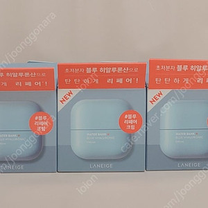 라네즈 워터뱅크 블루 히알루로닉 크림 중건성용 60ml (20ml 3개)