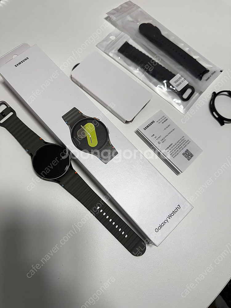 갤럭시워치7 44mm 그린 색상 팝니다. (악세사리 포...--0