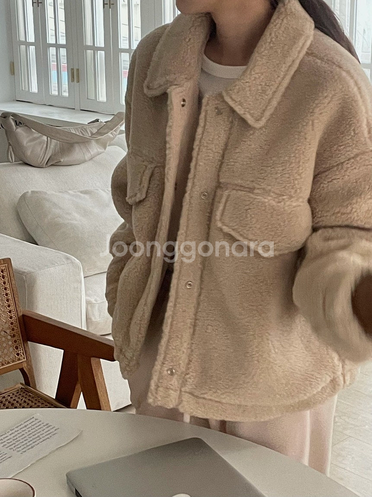 오브젝트 구호플러스 오즈세컨 시어링 자켓/ 톰보이/ 마...--3