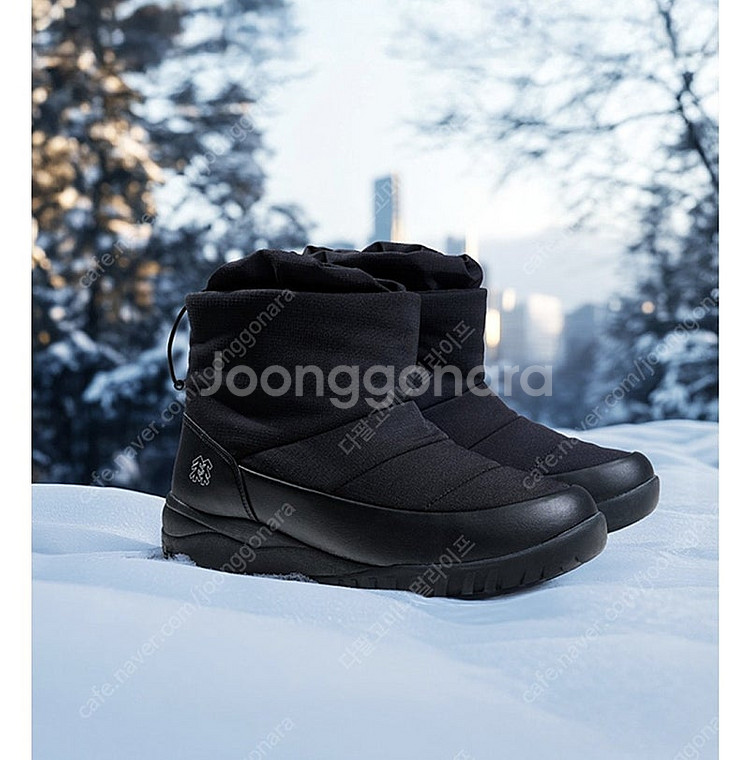 코오롱스포츠 남녀공용 윈터부츠 다우니 (블랙/250mm)--0