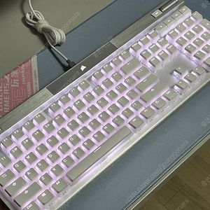 커세어 K70 RGB PRO OPX 광적축 화이트 게이밍 기계식 키보드