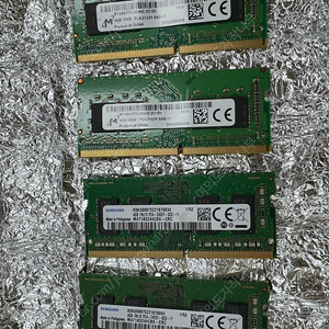 노트북 램 ddr4 4gb 4개 일괄 3만