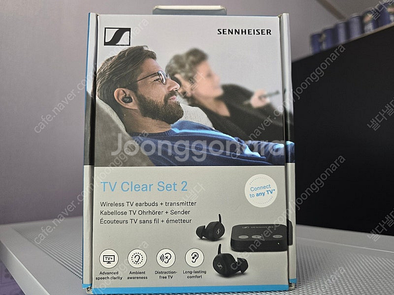 젠하이저 무선이어폰 TV CLEAR SET2 판매합니다...--0
