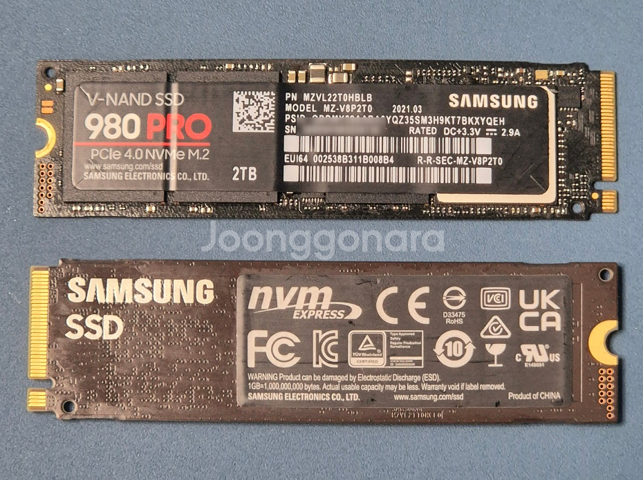 [판매] 삼성 NVME M.2 980 PRO. 970 ...--2