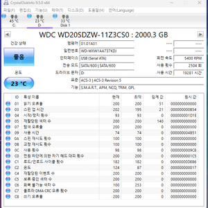 wd 외장하드 2테라 14테라 팔아요(2tb , 14tb)