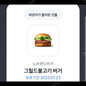 (오늘까지) 노브랜드버거 그릴드불고기 단품