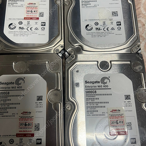 시게이트 nsa hdd 5tb 4개 판매합니다.