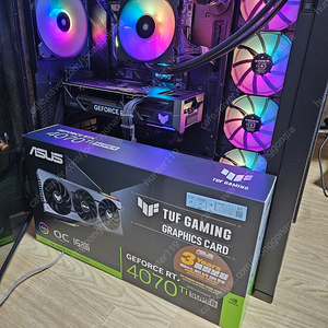 asus tuf 4070Ti super 판매합니다