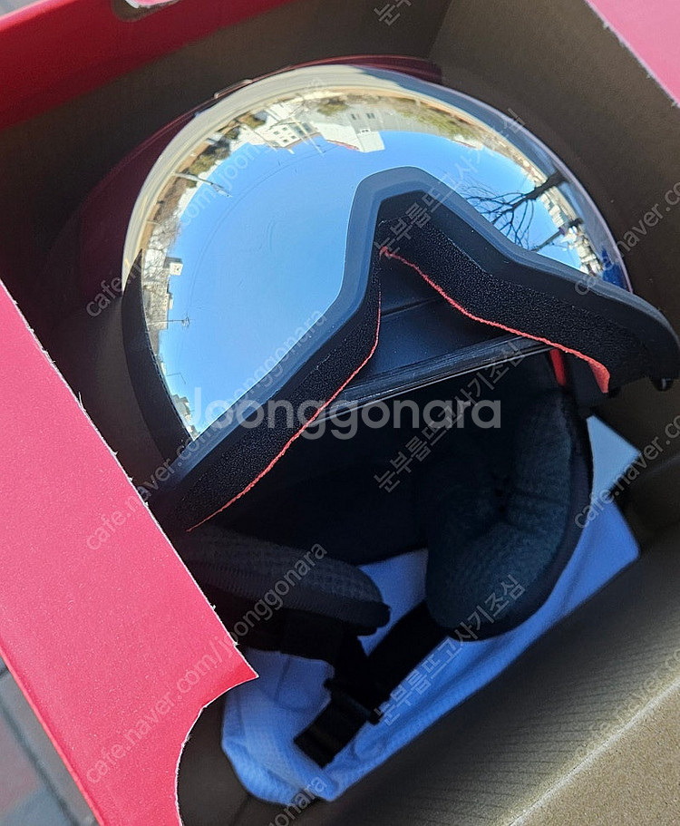 아토믹 스키헬멧 일체형--3