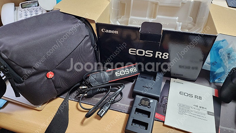 캐논 EOS R8 박스셋 및 렌즈--8
