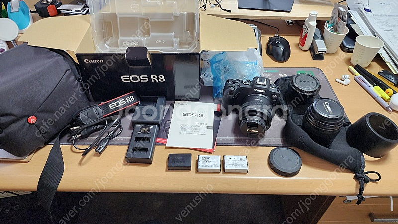 캐논 EOS R8 박스셋 및 렌즈--9