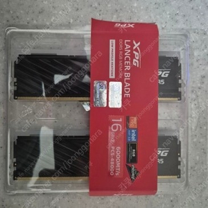 ADATA DDR5-6000 CL30 LANCER BLADE RGB 블랙 패키지 서린 (32GB(16Gx2))