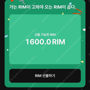 아난티림 1600림 10만원