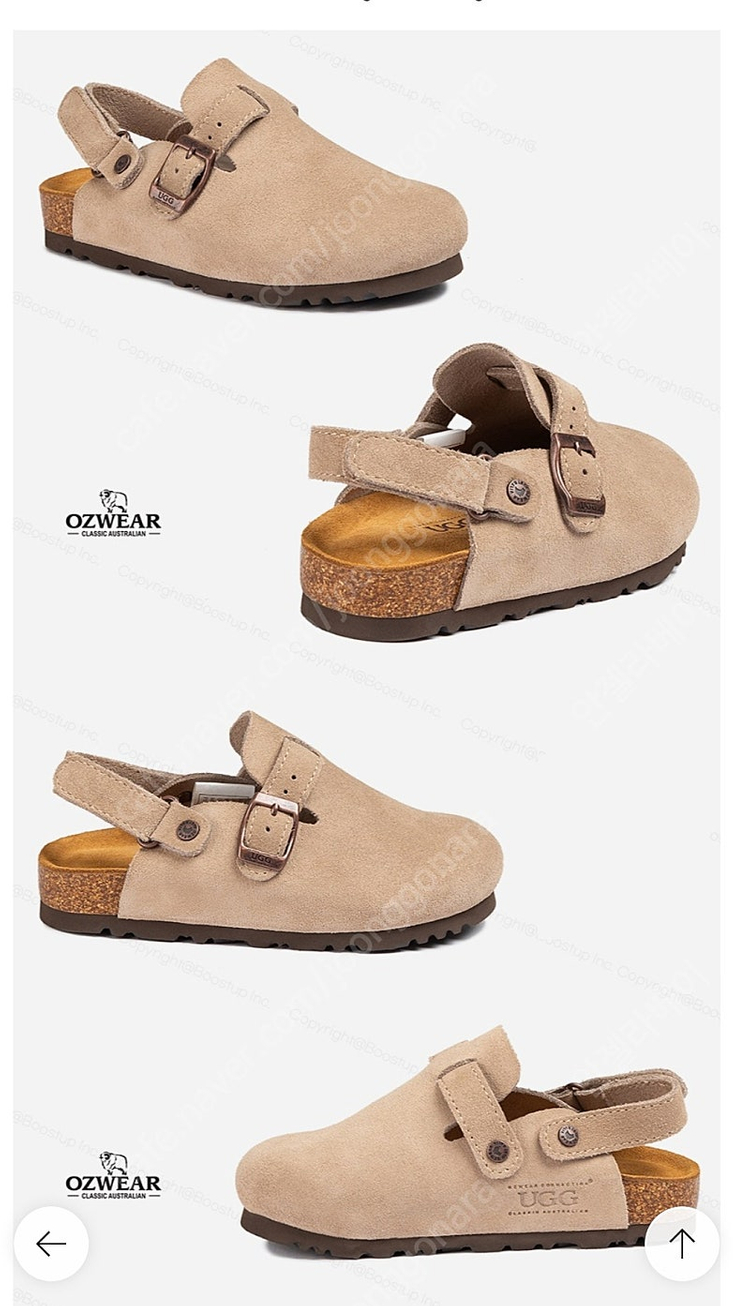 어그 키즈 보스턴 샌들 9/10 사이즈--4