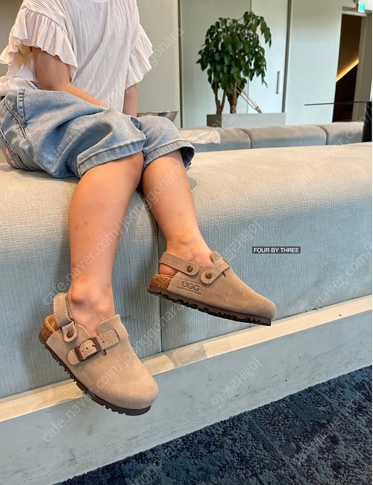 어그 키즈 보스턴 샌들 9/10 사이즈--5