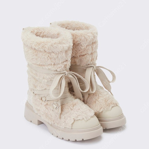 [슈콤마보니]김나영 착용 앵클부츠 롱부츠 워커 Fur walker boots(235/1회 착용)