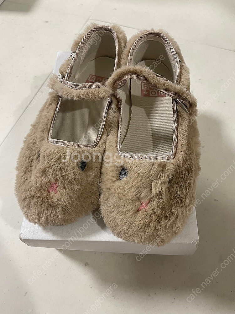 봉통 토끼 퍼 메리제인 28--0