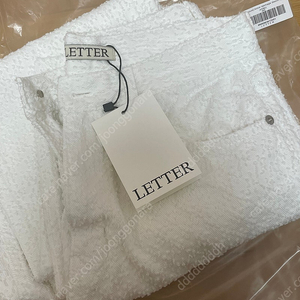 LETTER 샵레터 Amor damage denim (off white)