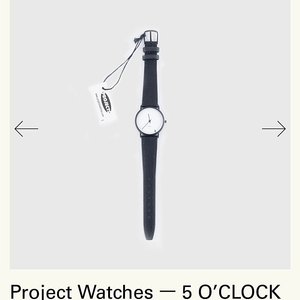 [최종가격] 프로젝트 워치 project watches 5 oclock 손목시계