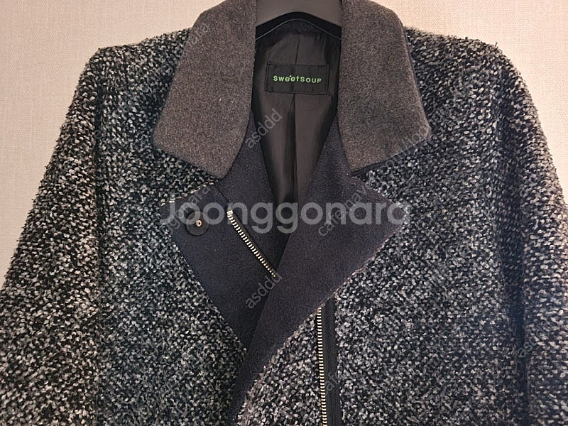 여성코트 66 프리사이즈 스위트숲 보카시하프코트(모직혼방) 프리사이즈--2