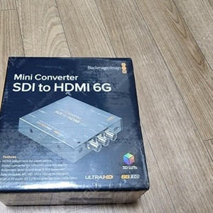 [미개봉] Blackmagic Mini Converter HDMI to SDI 6G / SDI to HDMI 6G 블랙매직 미니 컨버터 팝니다