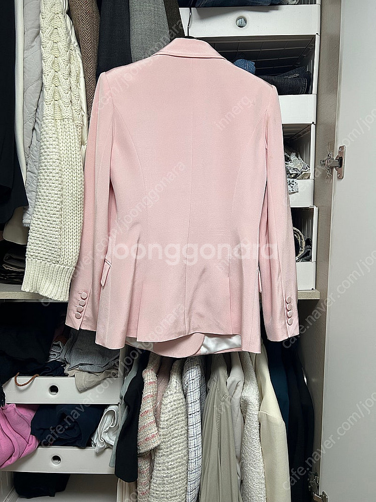 아보아보 한섬오브제 실크자켓팬츠셋업 봄정장세트 셀프웨딩...--9