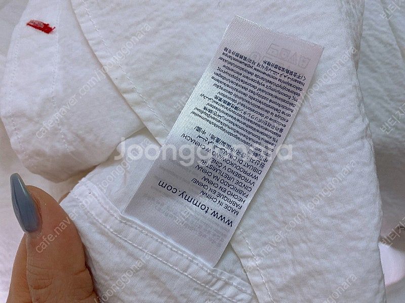 (정품)타미힐피거코튼카라긴팔남방(남성용100)--5