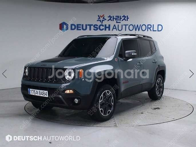 중고차 지프 레니게이드 2.0 디젤 AWD 트레일호크 ...--0