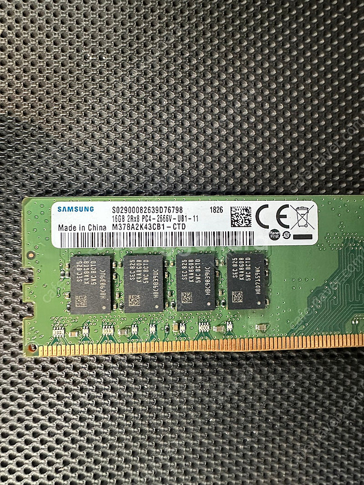 삼성 16기가 램 2개 일괄 PC4-2666V--0