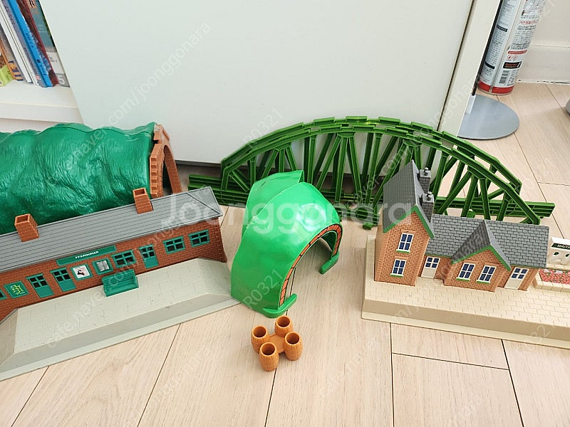 토마스&띠띠뽀 기차 세트 (레일 등 포함 일괄)--2