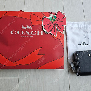 코치 빌폴드 월릿(COACH BILLFOLD WALLET) 위드 리벳 반지갑 (새상품)