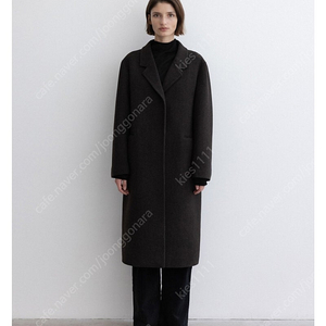 (새상품) moia 모이아 classic wool coat 울 코트 (brown mix) free사이즈