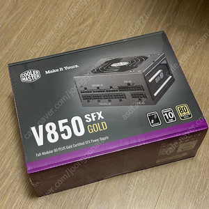 미개봉 새제품 쿨러마스터 V850 SFX Gold 파워 서플라이