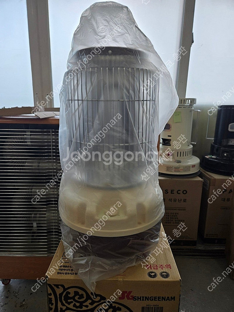 [판매] 국산 원통형 오방 카본 난로 전기히터 전기난로...--8