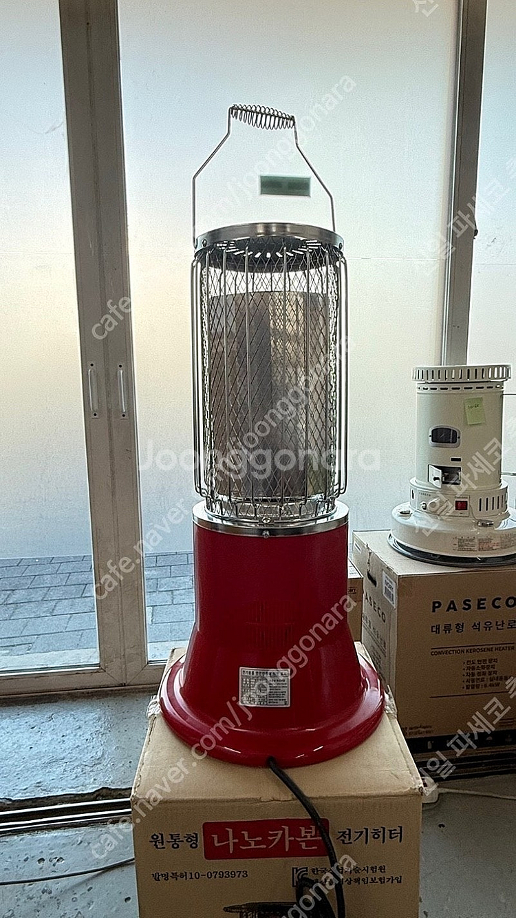 [판매] 국산 45000원 원통형 오방 카본 난로 전기...--8