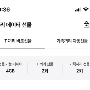 skt 데이터 1,2기가 팝니다 기가당 1500원