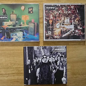 CD 음반 oasis 오아시스 싱글 3장